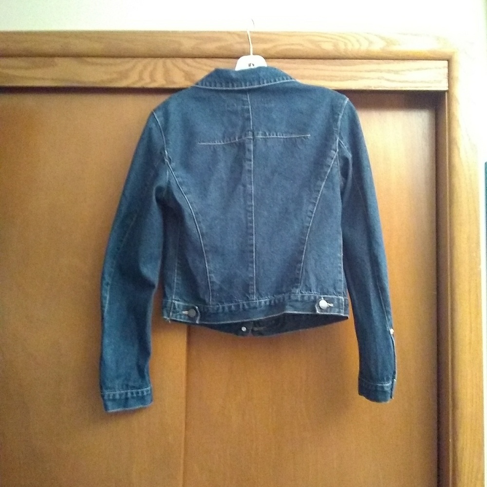 *Final Sell Price* BCBG Blue Jean Jacket - Picture 3 of 4